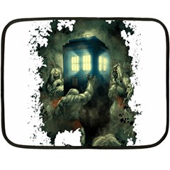 Time Machine Doctor Who Fleece Blanket (mini) by Sudhe