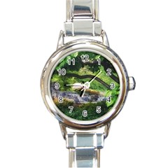 Chicago Garden of the Phoenix Round Italian Charm Watch