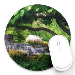 Chicago Garden of the Phoenix Round Mousepads