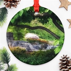 Chicago Garden Of The Phoenix Ornament (round) by Riverwoman