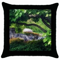 Chicago Garden of the Phoenix Throw Pillow Case (Black)