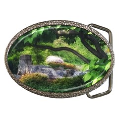 Chicago Garden Of The Phoenix Belt Buckles by Riverwoman