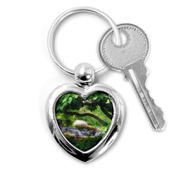 Chicago Garden of the Phoenix Key Chains (Heart) 