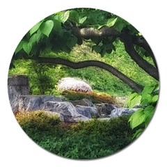 Chicago Garden of the Phoenix Magnet 5  (Round)