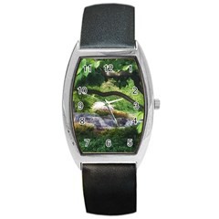 Chicago Garden of the Phoenix Barrel Style Metal Watch