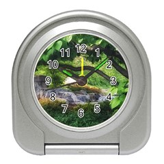 Chicago Garden Of The Phoenix Travel Alarm Clock by Riverwoman