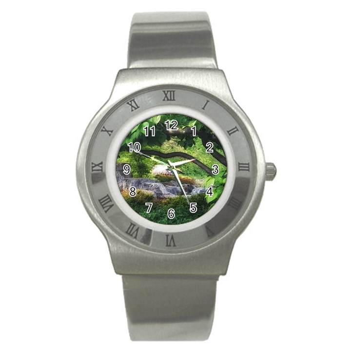 Chicago Garden of the Phoenix Stainless Steel Watch