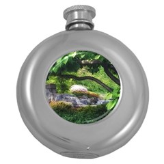 Chicago Garden of the Phoenix Round Hip Flask (5 oz)