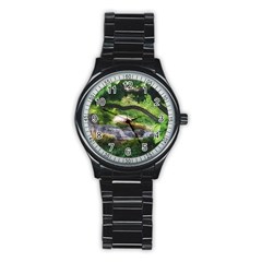 Chicago Garden of the Phoenix Stainless Steel Round Watch