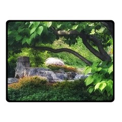 Chicago Garden Of The Phoenix Double Sided Fleece Blanket (small)  by Riverwoman