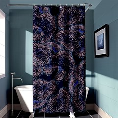 Glowing Coral Pattern Shower Curtain 36  X 72  (stall)  by LoolyElzayat