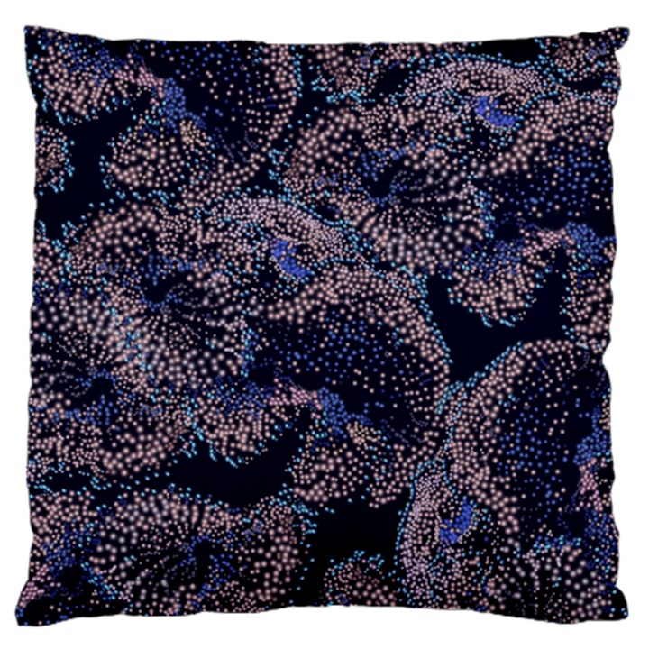 Glowing Coral Pattern Standard Flano Cushion Case (Two Sides)