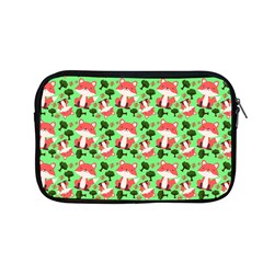 Fox And Trees Pattern Green Apple Macbook Pro 13  Zipper Case by snowwhitegirl