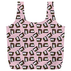 Bento Lunch Pink Full Print Recycle Bag (xl) by snowwhitegirl