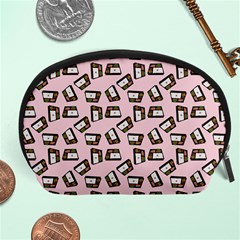 Bento Lunch Pink Accessory Pouch (large) by snowwhitegirl