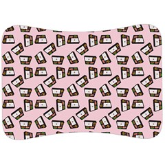 Bento Lunch Pink Velour Seat Head Rest Cushion