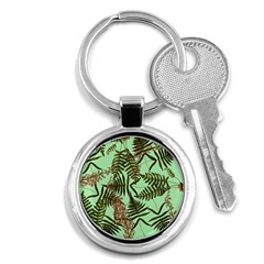 Fern Green Key Chains (round)  by snowwhitegirl