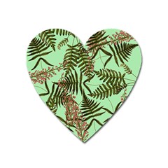 Fern Green Heart Magnet by snowwhitegirl