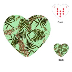 Fern Green Playing Cards (heart) by snowwhitegirl