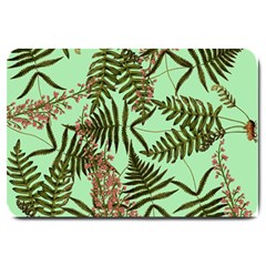 Fern Green Large Doormat  by snowwhitegirl