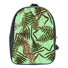 Fern Green School Bag (xl) by snowwhitegirl