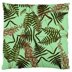 Fern Green Standard Flano Cushion Case (one Side) by snowwhitegirl