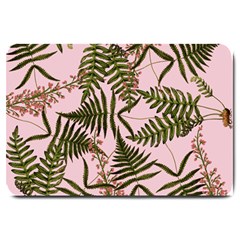 Fern Pink Large Doormat  by snowwhitegirl