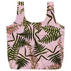 Fern Pink Full Print Recycle Bag (xl) by snowwhitegirl