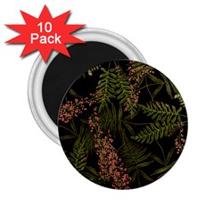 Fern Black 2 25  Magnets (10 Pack)  by snowwhitegirl