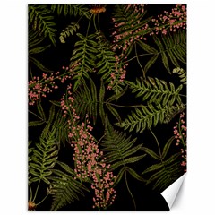 Fern Black Canvas 18  X 24  by snowwhitegirl