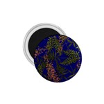 Fern Blue 1.75  Magnets Front