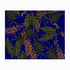 Fern Blue Small Glasses Cloth (2-side) by snowwhitegirl