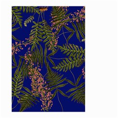 Fern Blue Small Garden Flag (two Sides) by snowwhitegirl