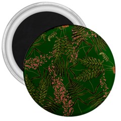 Fern Dark Green 3  Magnets by snowwhitegirl