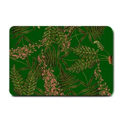 Fern Dark Green Small Doormat  by snowwhitegirl