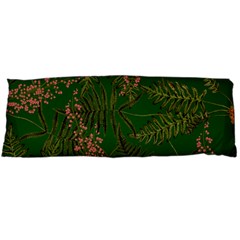 Fern Dark Green Body Pillow Case (dakimakura) by snowwhitegirl