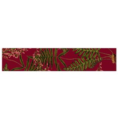 Fern Red Small Flano Scarf