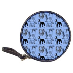 Dog Pattern Blue Classic 20-cd Wallets by snowwhitegirl