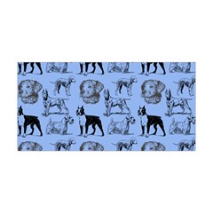 Dog Pattern Blue Yoga Headband by snowwhitegirl