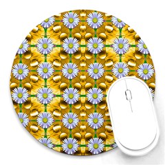 Summer Decorative Festive Round Mousepads by pepitasart