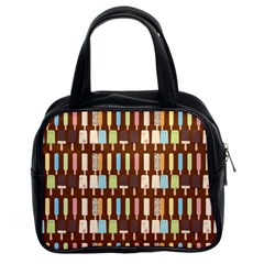 Candy Popsicles Brown Classic Handbag (two Sides) by snowwhitegirl