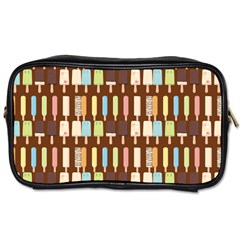 Candy Popsicles Brown Toiletries Bag (one Side) by snowwhitegirl