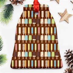 Candy Popsicles Brown Bell Ornament (two Sides) by snowwhitegirl