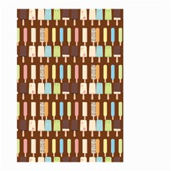 Candy Popsicles Brown Small Garden Flag (two Sides) by snowwhitegirl