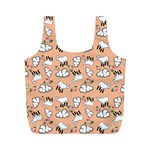 Vintage Lamb Pattern Peach Full Print Recycle Bag (M) Front