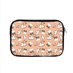 Vintage Lamb Pattern Peach Apple Macbook Pro 15  Zipper Case