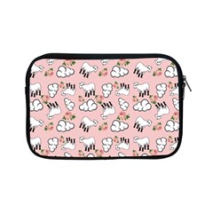 Vintage Lamb Pattern Pink Apple Ipad Mini Zipper Cases by snowwhitegirl