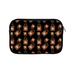 Shopping Bag Pattern Black Apple Macbook Pro 13  Zipper Case by snowwhitegirl