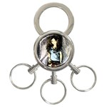 Chocolate 3-Ring Key Chains Front