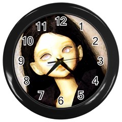 Lost Wall Clock (black) by snowwhitegirl